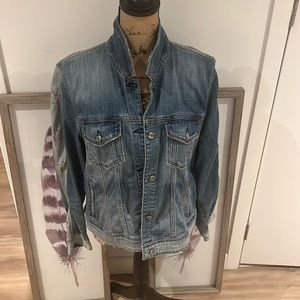 NWT America Eagle 🦅 jean jacket with stars ⭐️